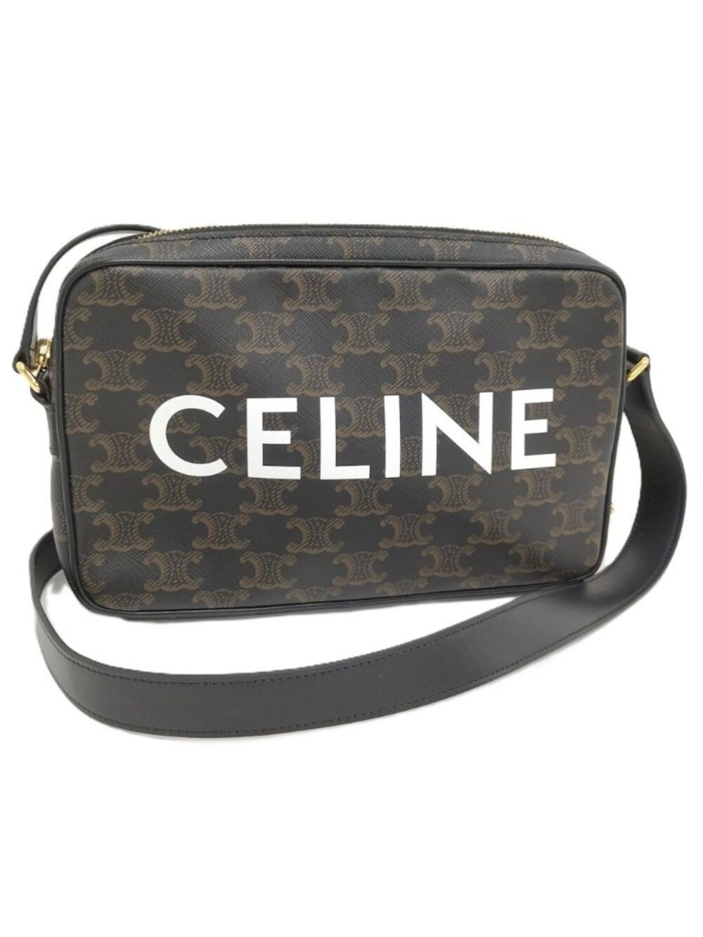 Celine Medium Messenger Bag Triomphe Canvas